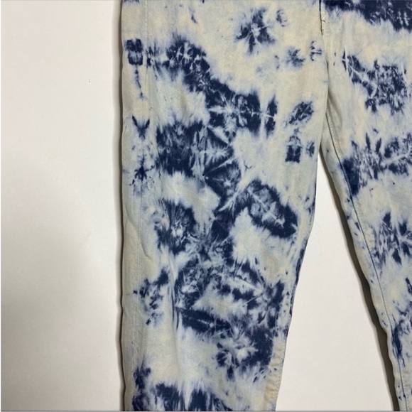 MOTHER Looker Skinny Jeans 27 Icebreaker Blue & White - Picture 9 of 13